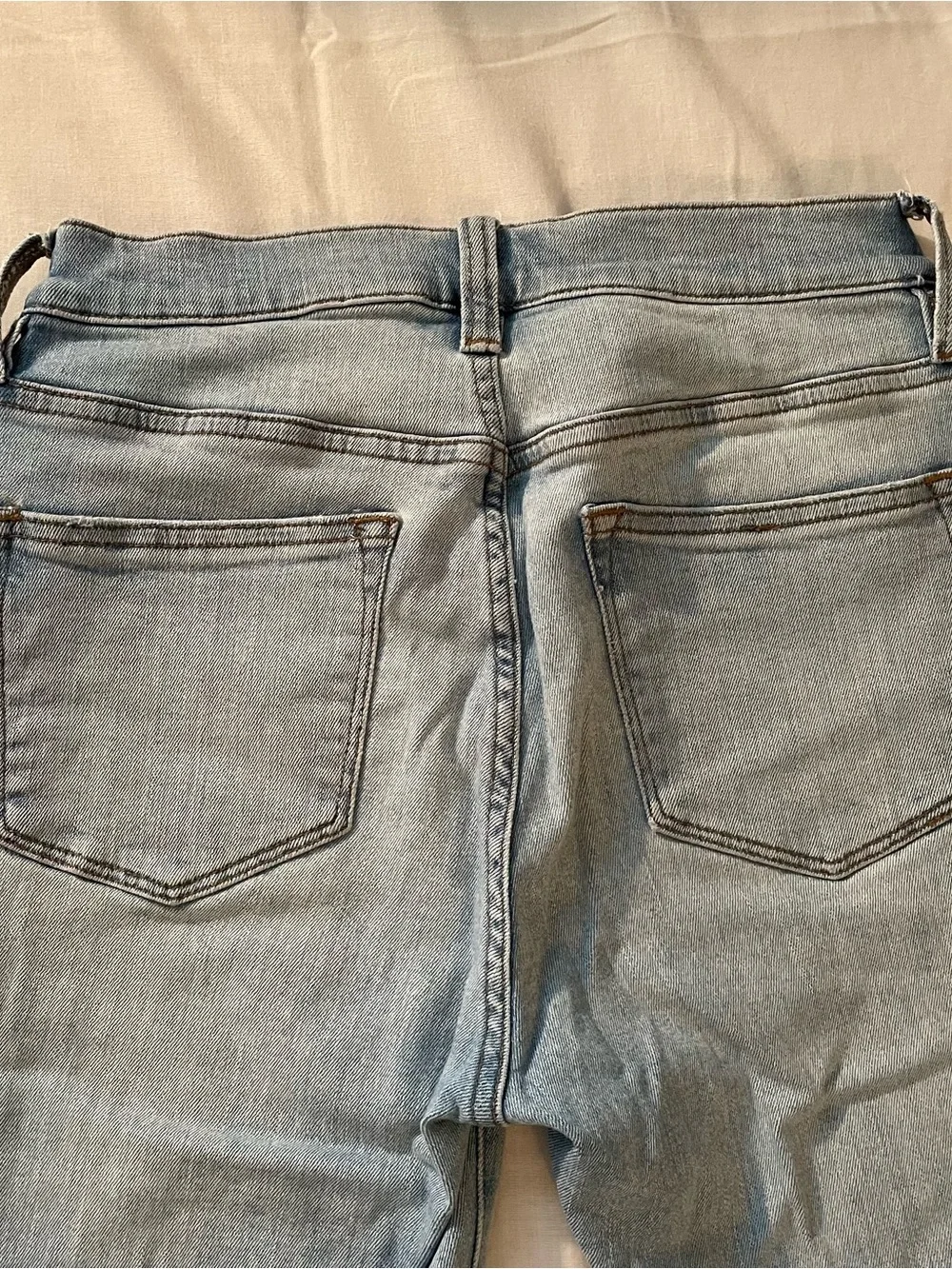 J. Crew Women's Light Wash 9” High-Rise Toothpick Button-Fly Jeans